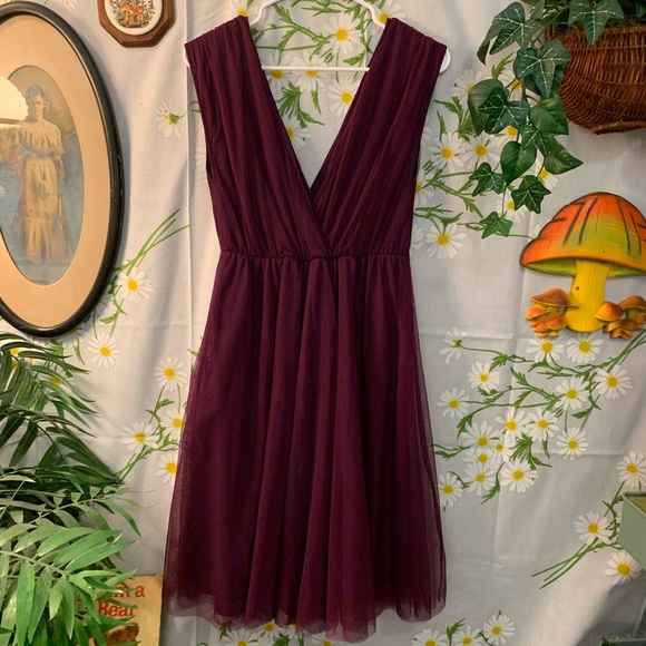 Anthropologie Moulinette Soeurs Plum casual dress - Picture 3 of 5